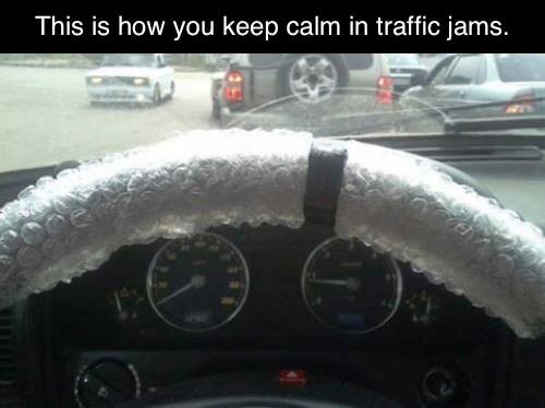 Here's How to Stay Calm in Traffic Jams!