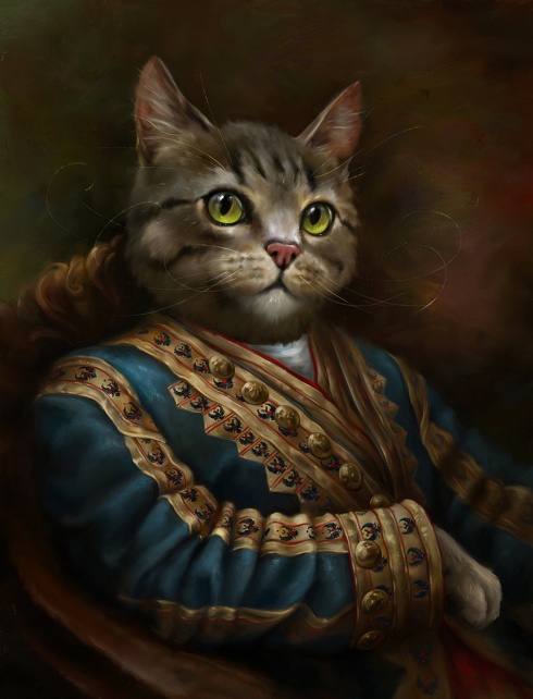 6 Gorgeous Portraits of Cats in the Royal Images!