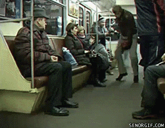 Harry Potter in Russian Subway