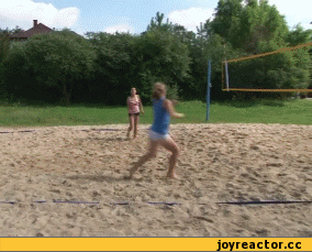 Be Careful Playing Volleyball!