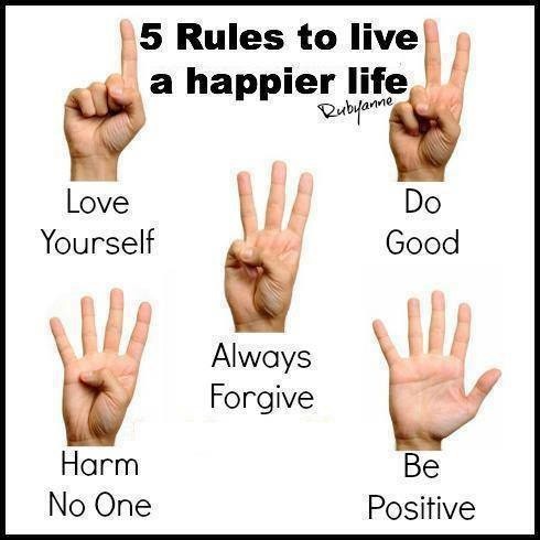 5 Rules to Live Happier Life!