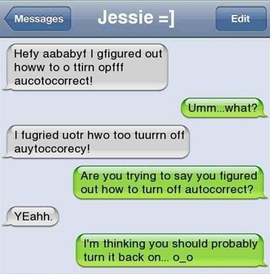When It's Better Not to Disable Your Autocorrect!