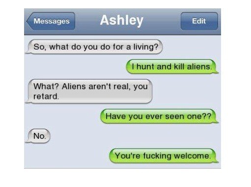 Aliens Are Not Real!