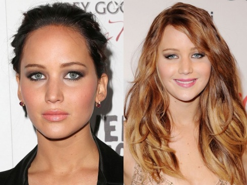 Jennifer Lawrence | 17 Blonde vs Brunette: Celebrity Hair Colour Changes!