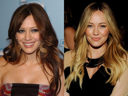 Hilary Duff | 17 Blonde vs Brunette: Celebrity Hair Colour Changes!
