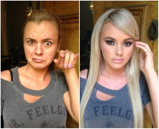 17 Truly Shocking Photos Before And After Makeup!